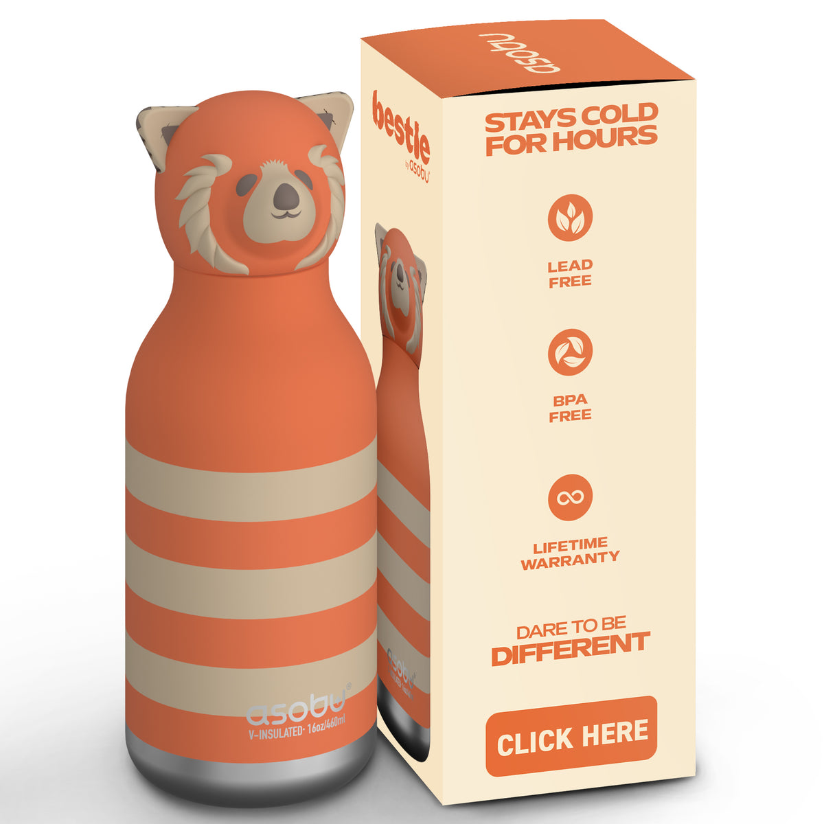 Kindertrinkflasche - Roter Panda