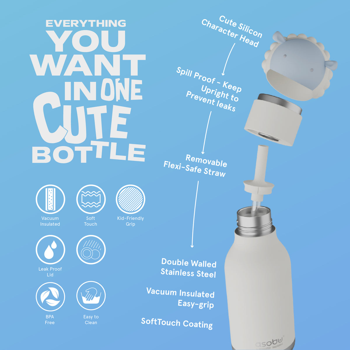 Kindertrinkflasche - Schaf