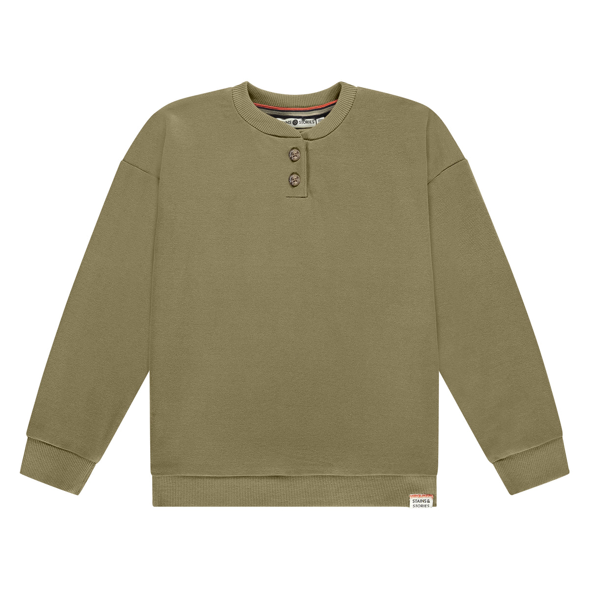 Langarm Shirt - army