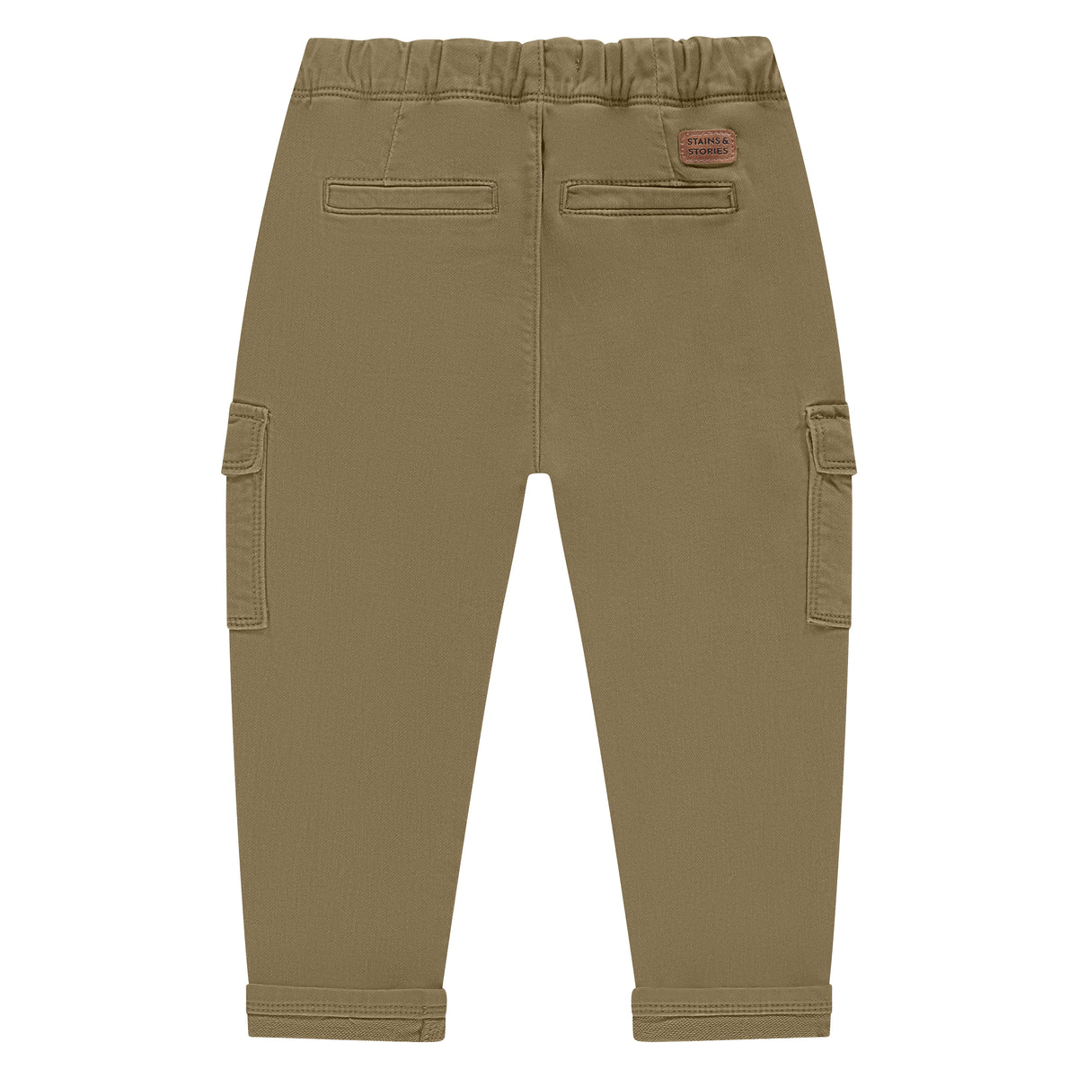 Hosen mir lockerem Schnitt und Seitentaschen - camel