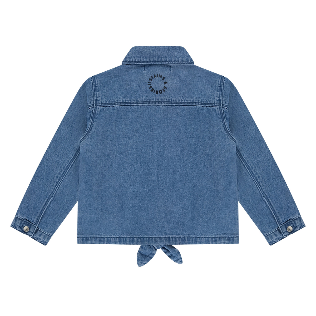 Jeansbluse mit Herz