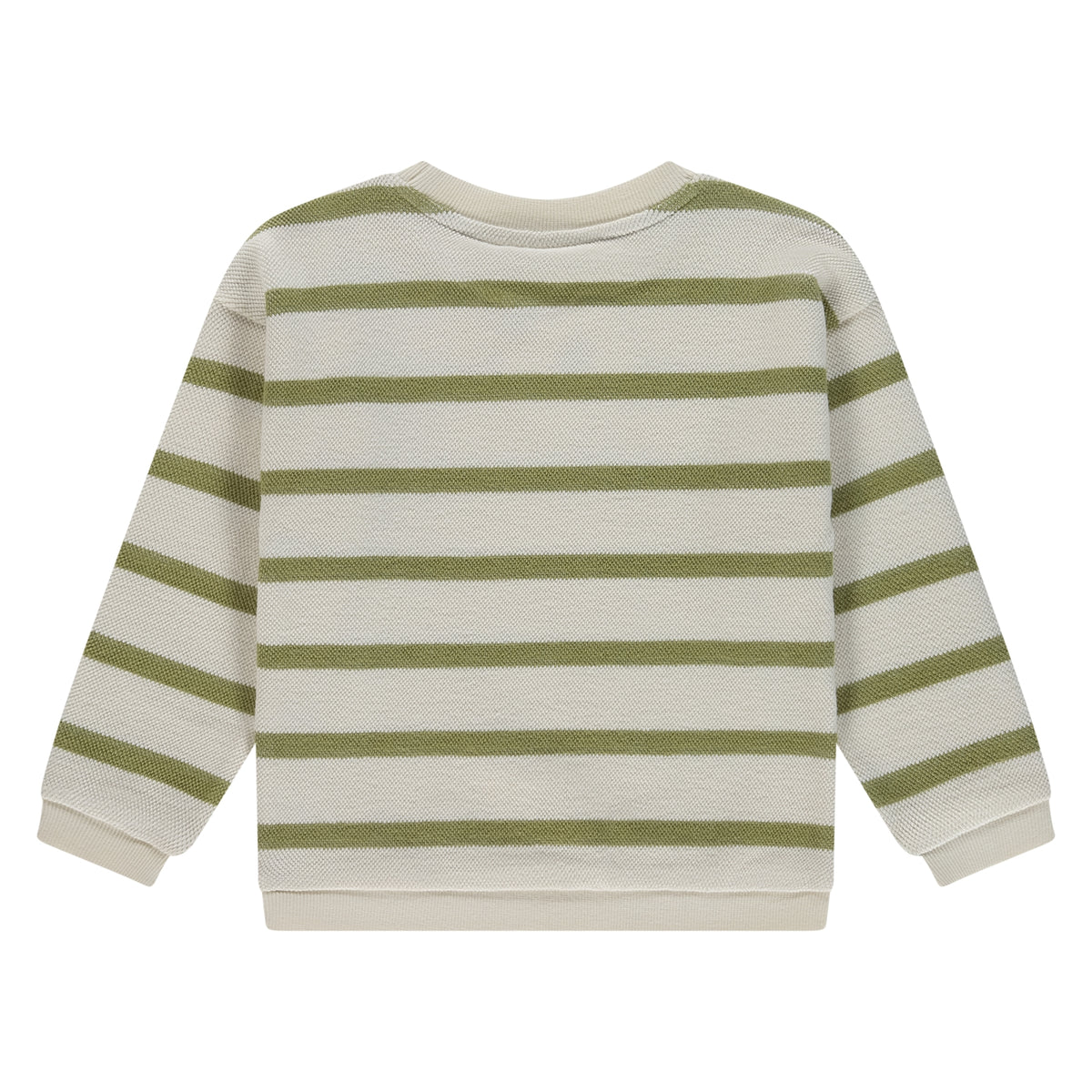 Sommerpullover gestreift - grün/weiss