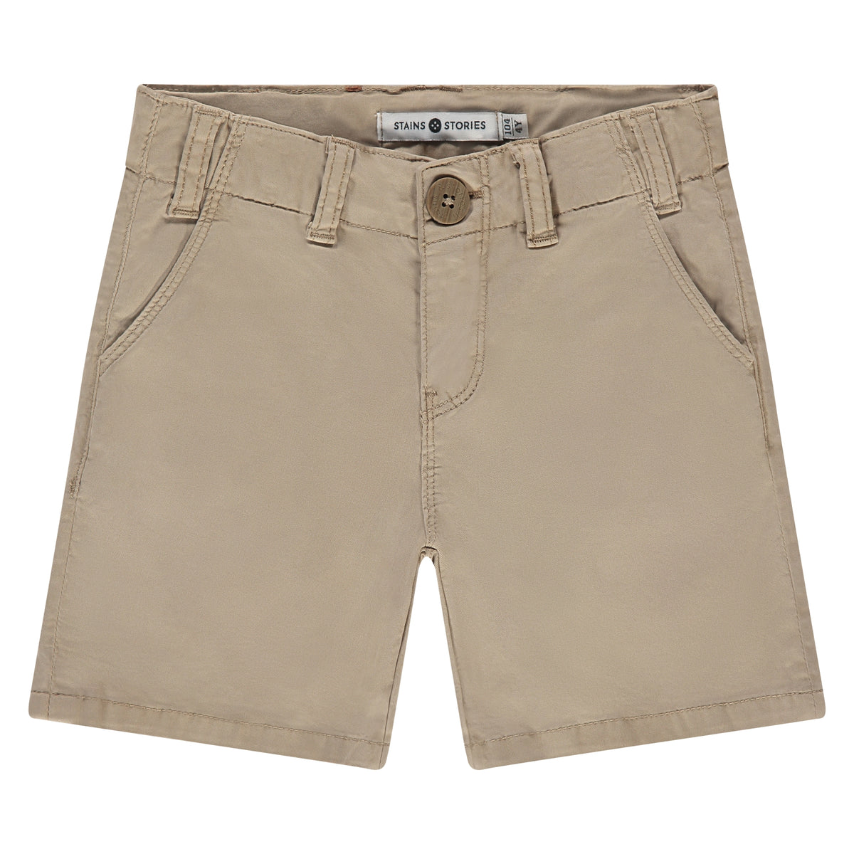 Kurze Stoffhosen - beige