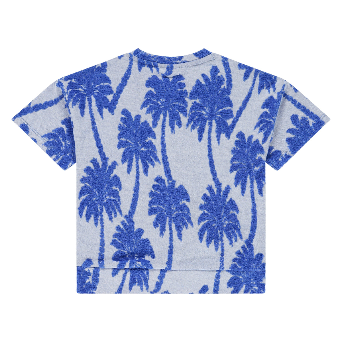 Shirt Palmen - blau