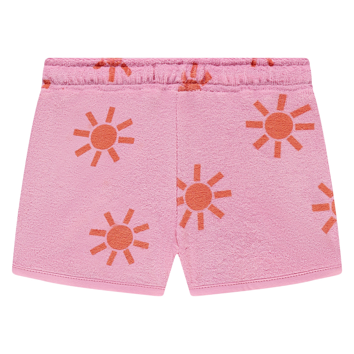 Frottee Short - Pink/Sonne