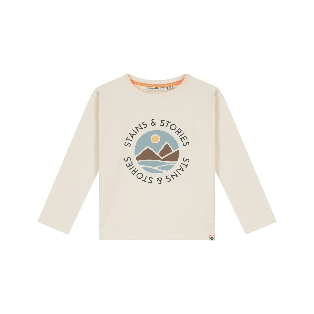 Longsleeve mit Print - Bone