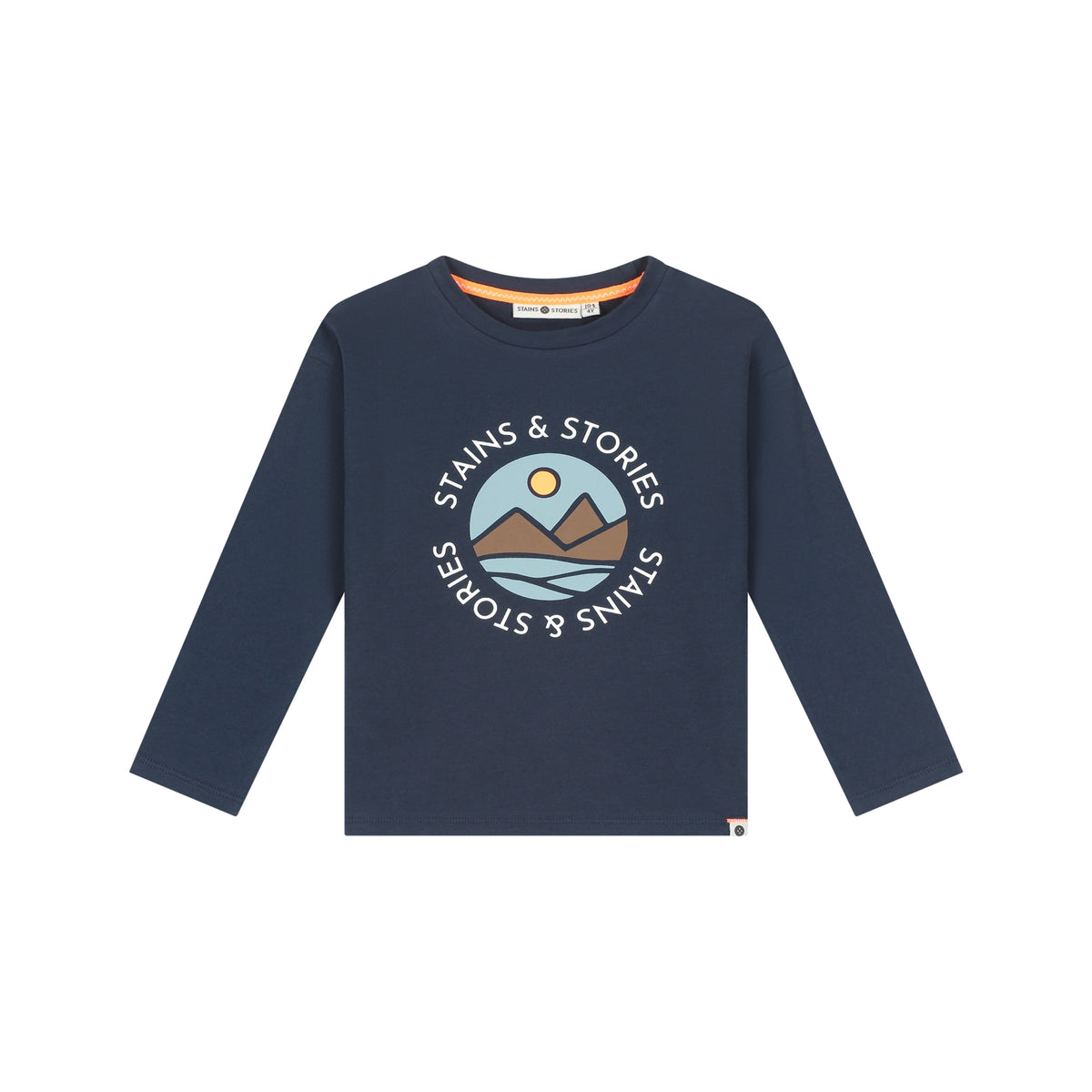 Longsleeve mit Print - Indigo