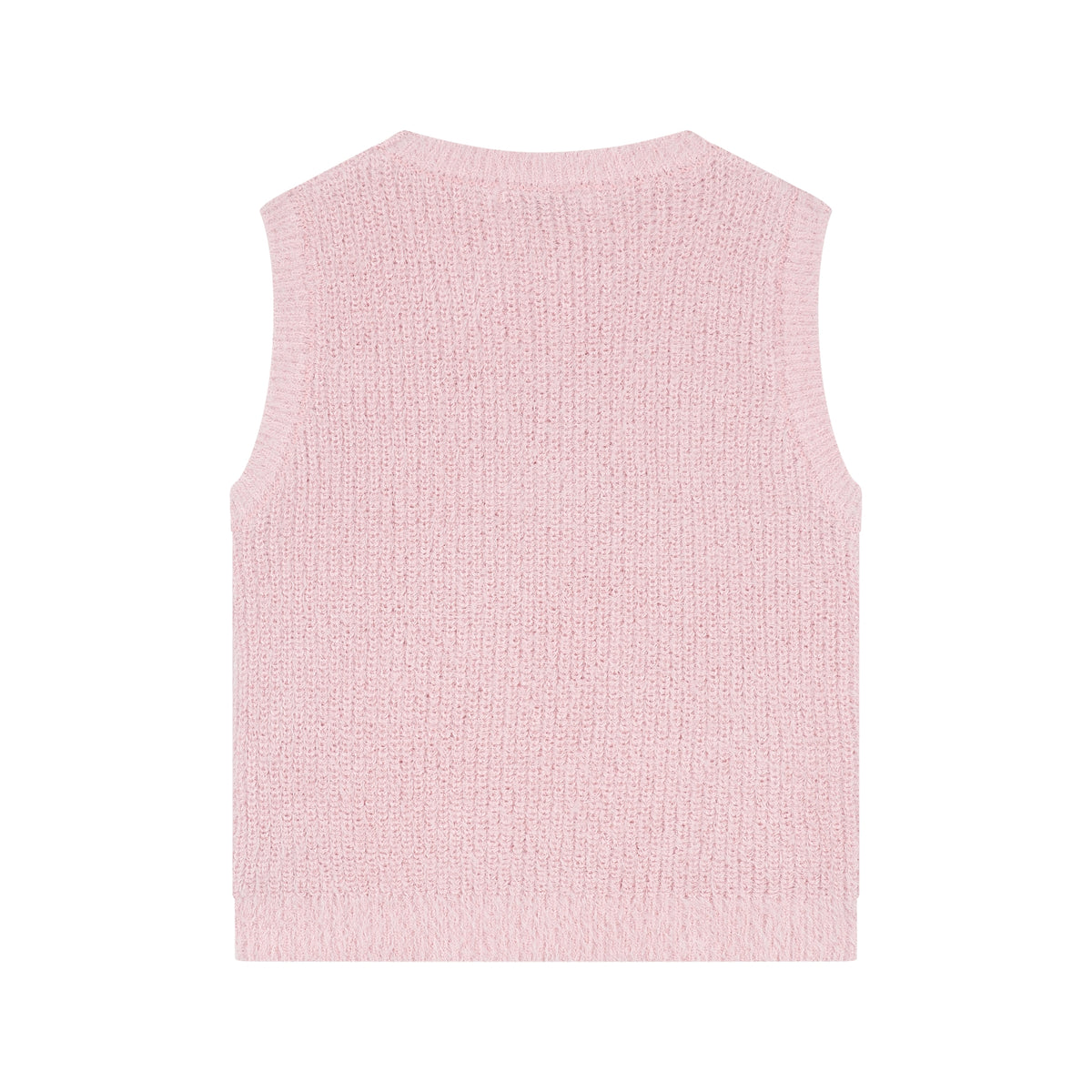 Strickweste mit Schleife