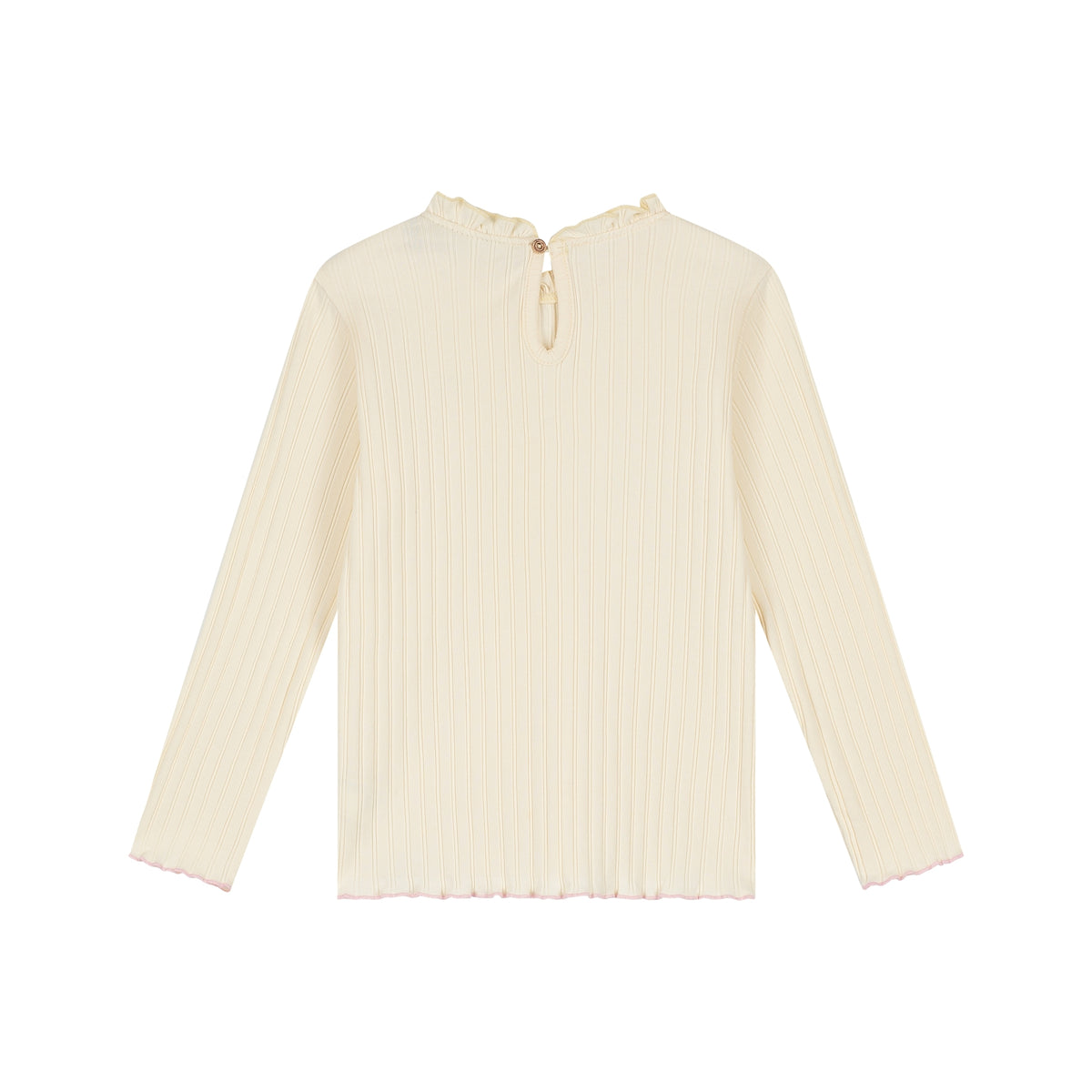 Longsleeve mit Schleife - Beige