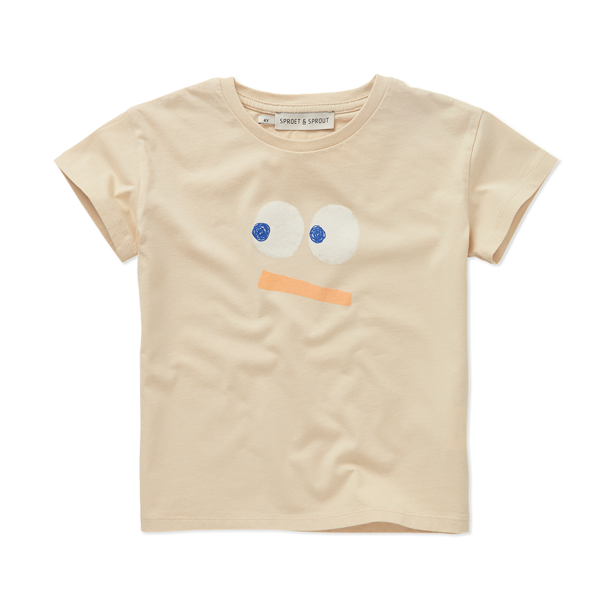 T-Shirt Smiley - beige