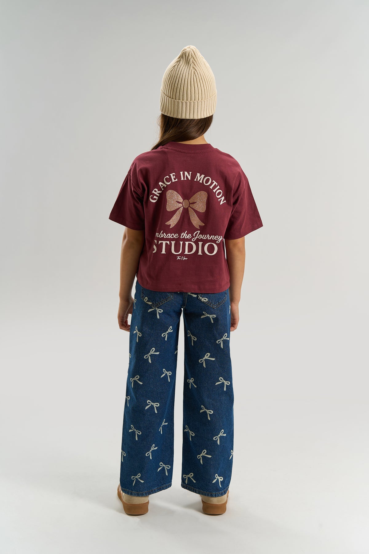 Jeans mit weitem Bein Virgina