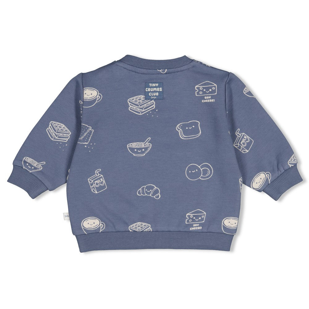 Sweater Breakfast Buddy -  blau