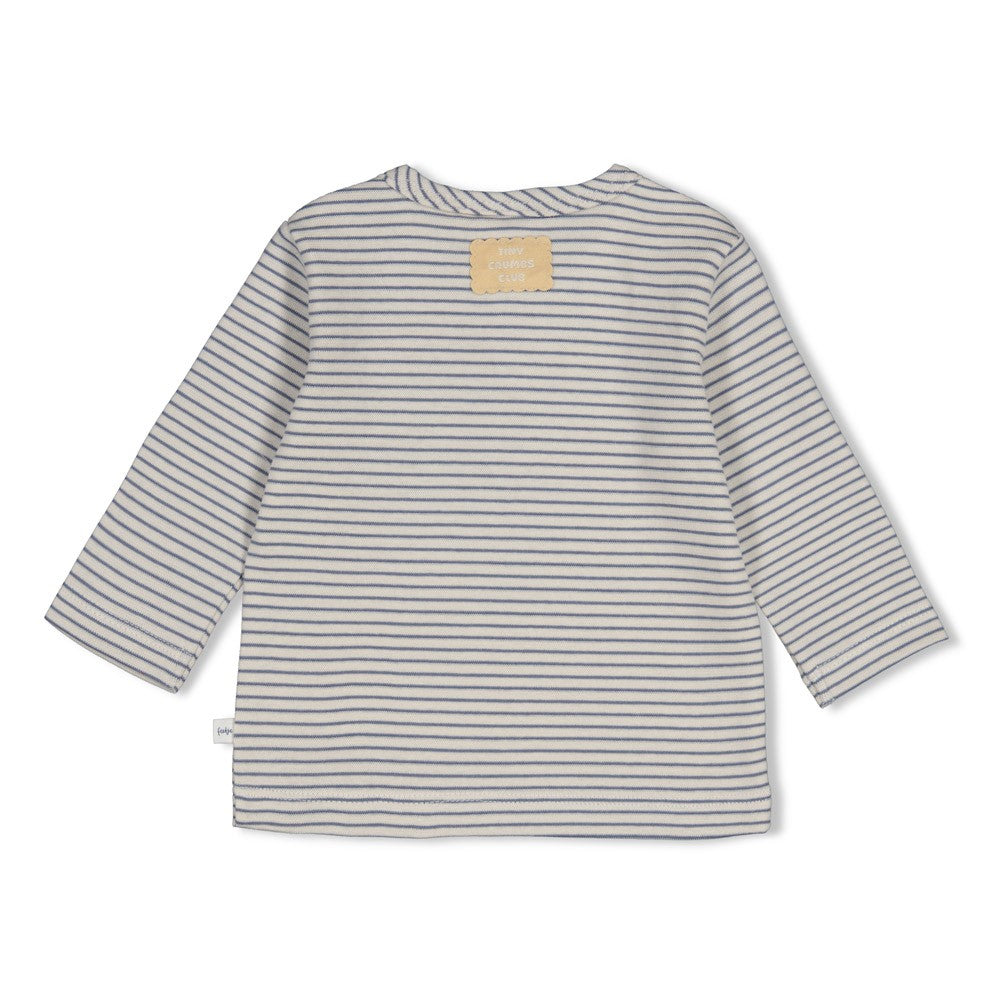 Geripptes Longsleeve Ringel Breakfast Buddy