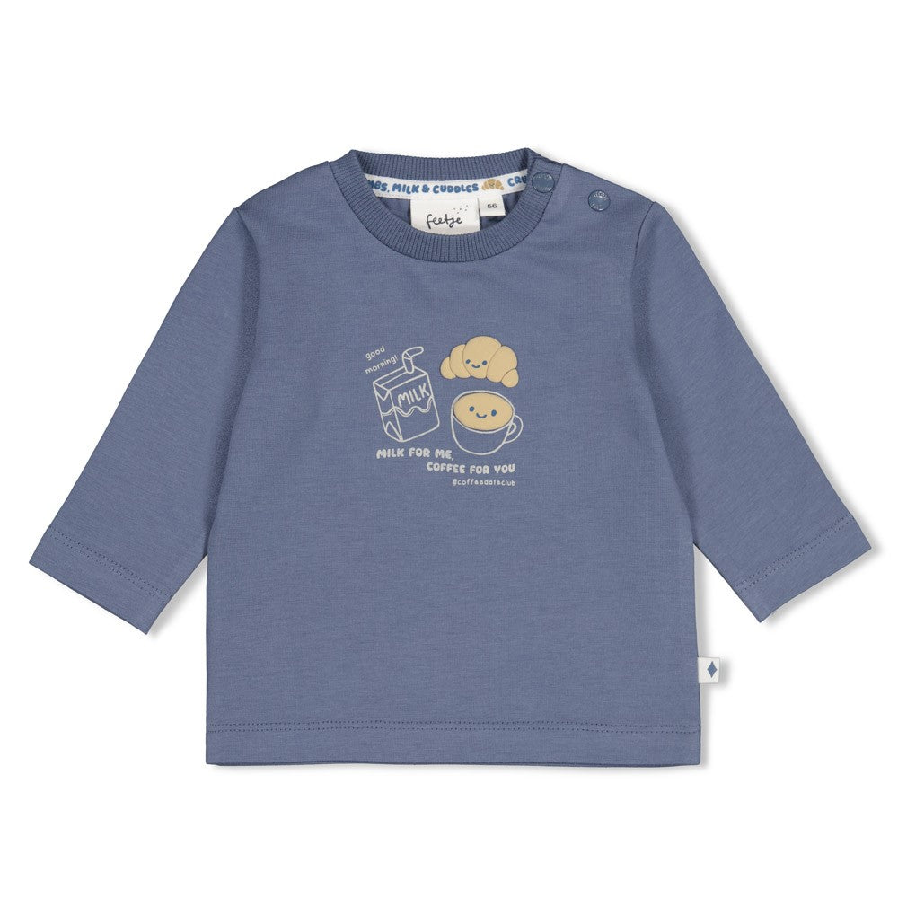 Longsleeve Breakfast Buddy - blau
