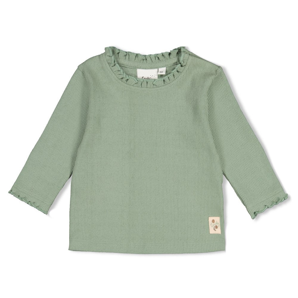 Geripptes Longsleeve Lucky Bloombird