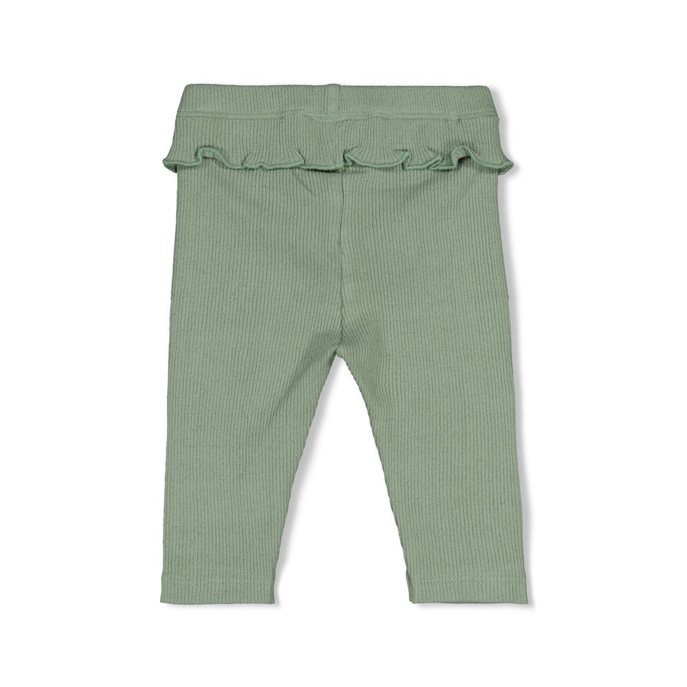 Gerippte Leggings Lucky Bloombird - grün
