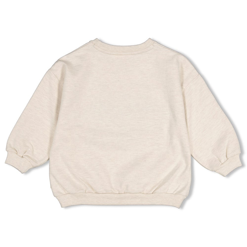 Sweater Oversized Rock the Earth - natu melange