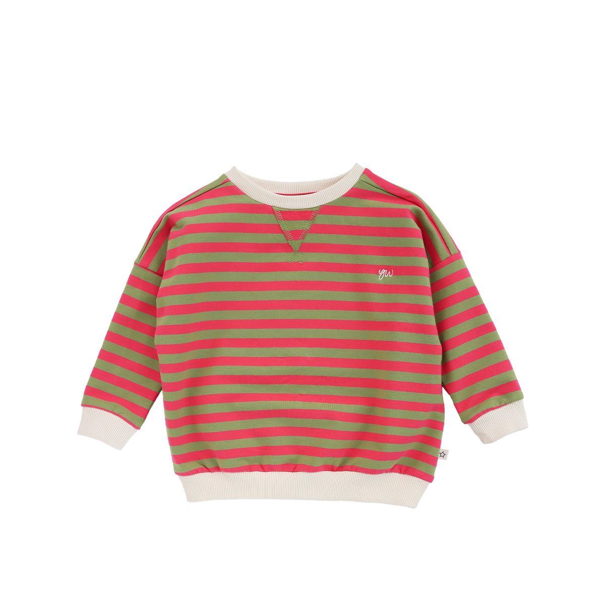 Stripe French Knit Kids - Moosstone