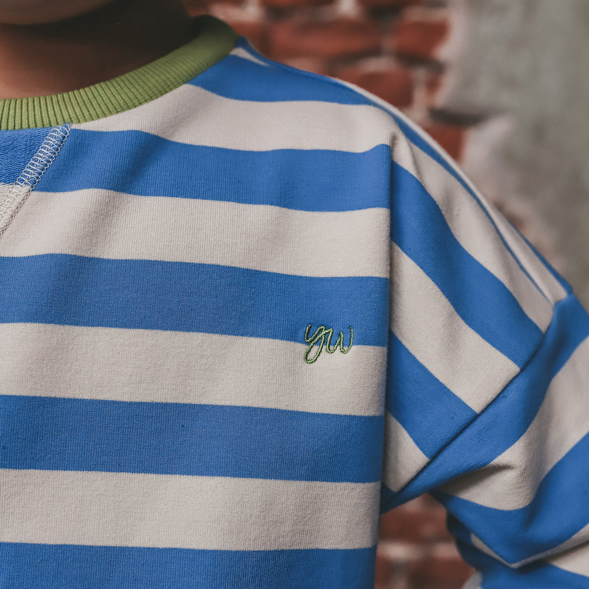 Stripe French Knit Kids - French Blue