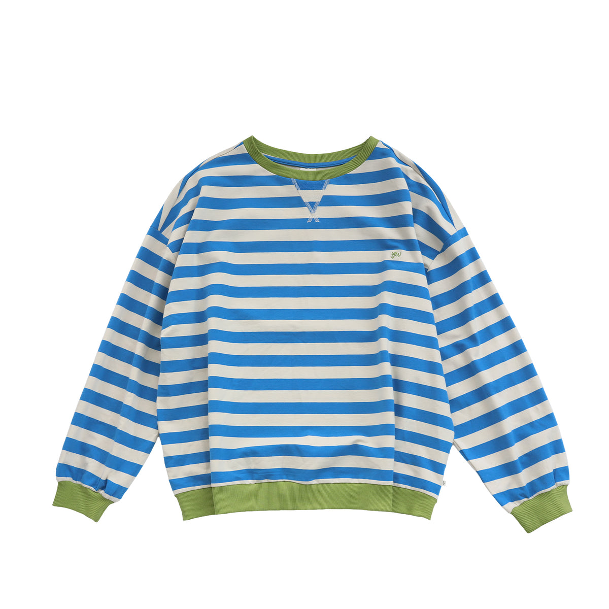 Stripe French Woman - French Blue