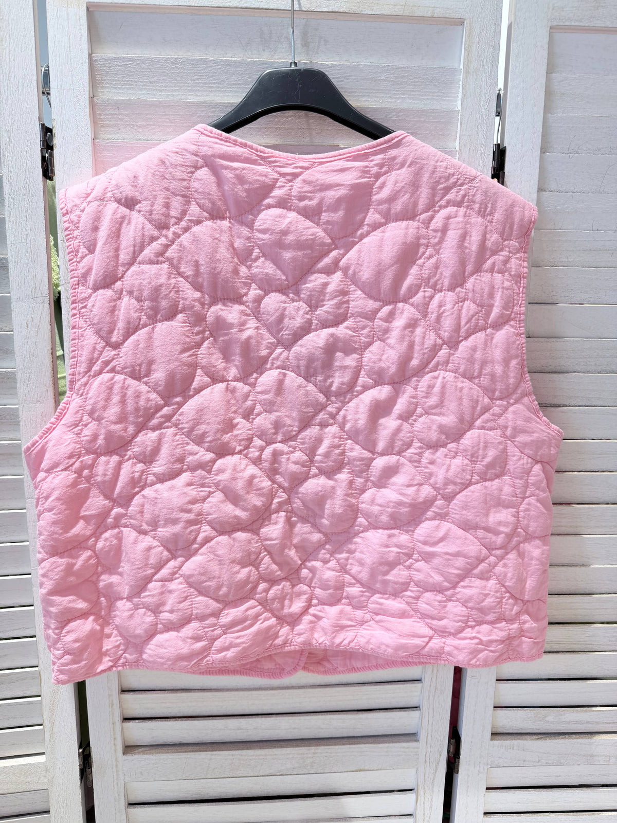 Gesteppte Weste - rose
