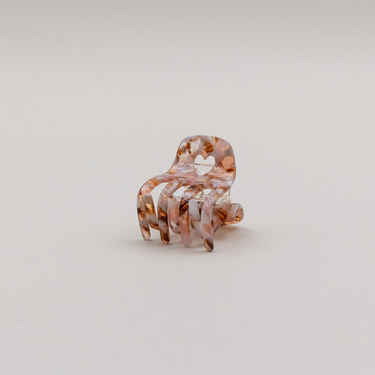 Haarklammer mit Herz klein - Farbig