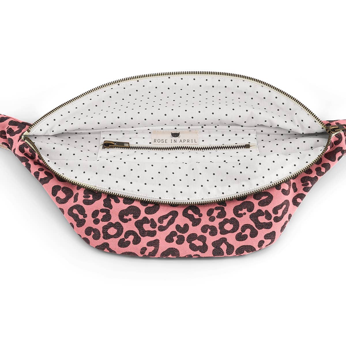 Seiten Tasche - leo/pink