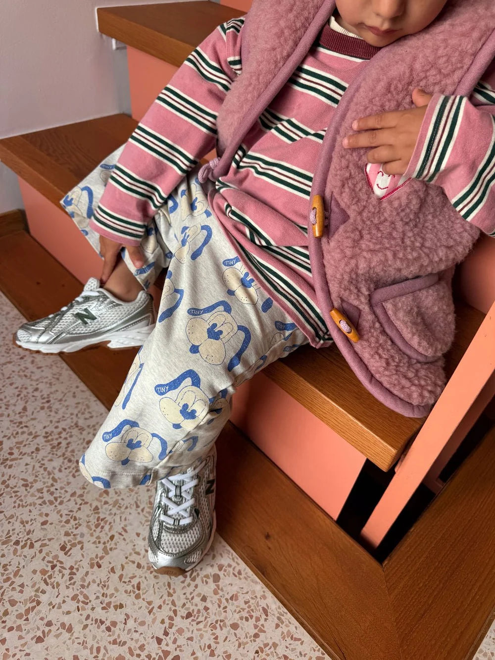 AMORE Wollweste Kids - rosa