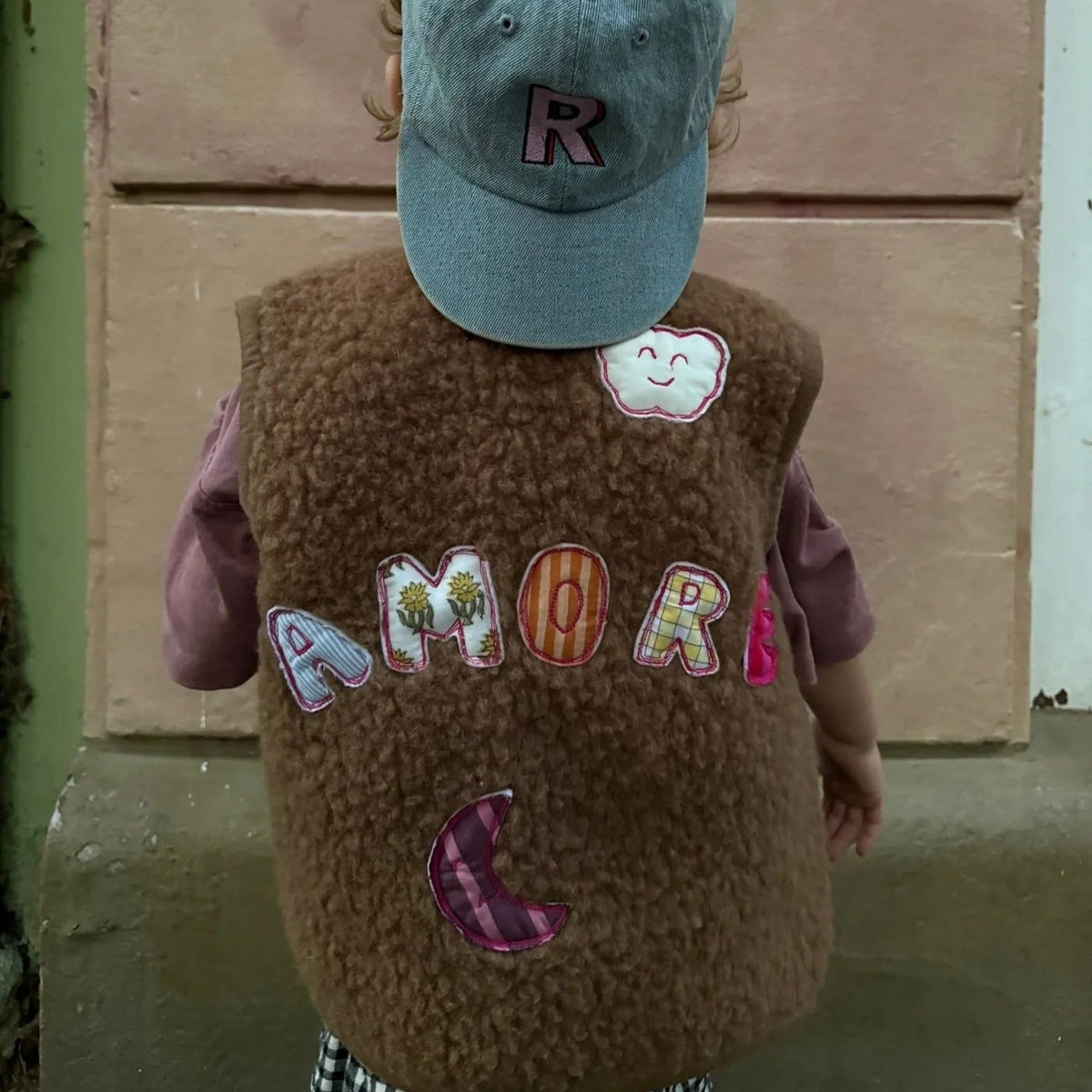 AMORE Wollweste Kids - braun