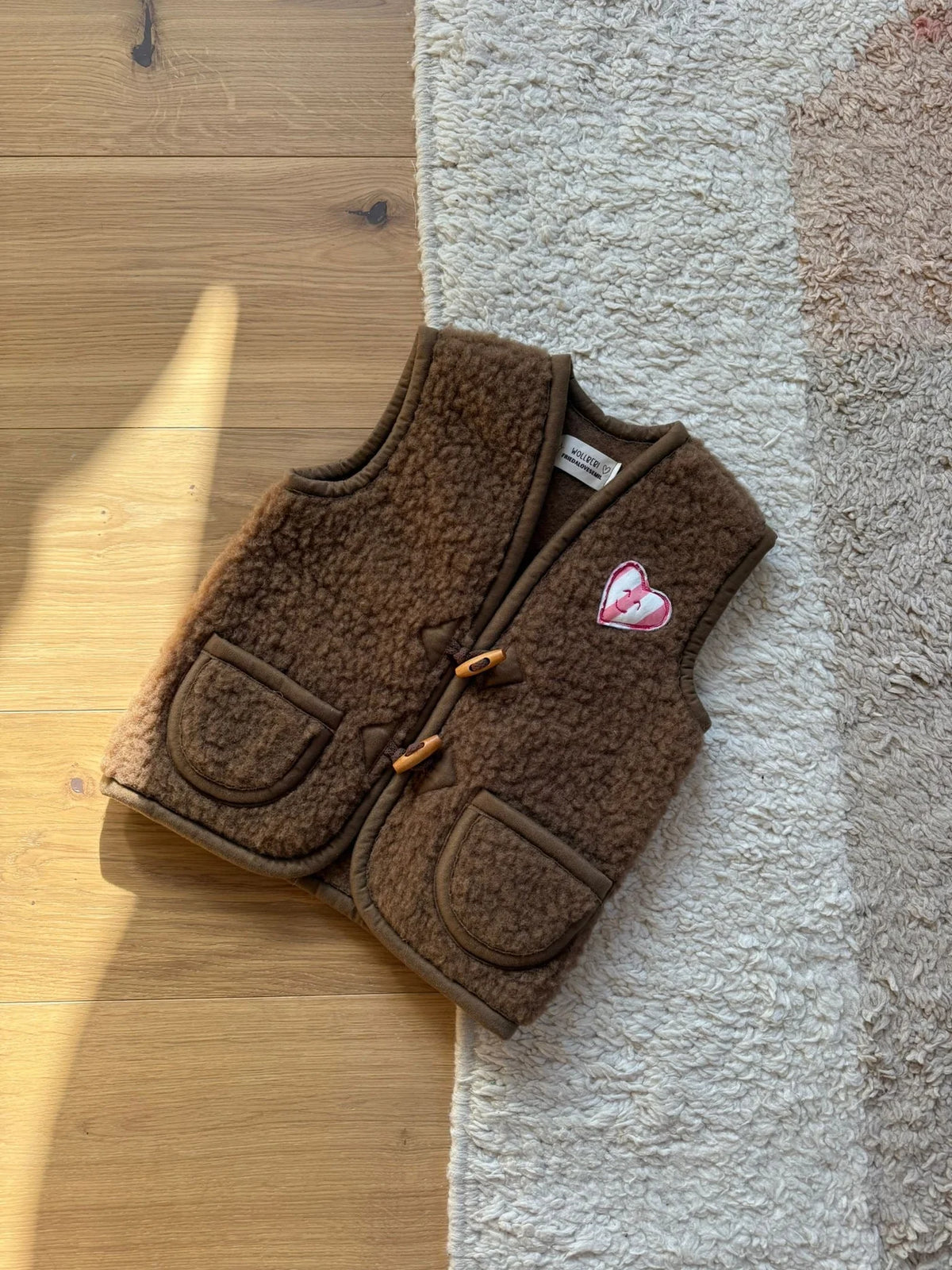 AMORE Wollweste Kids - braun