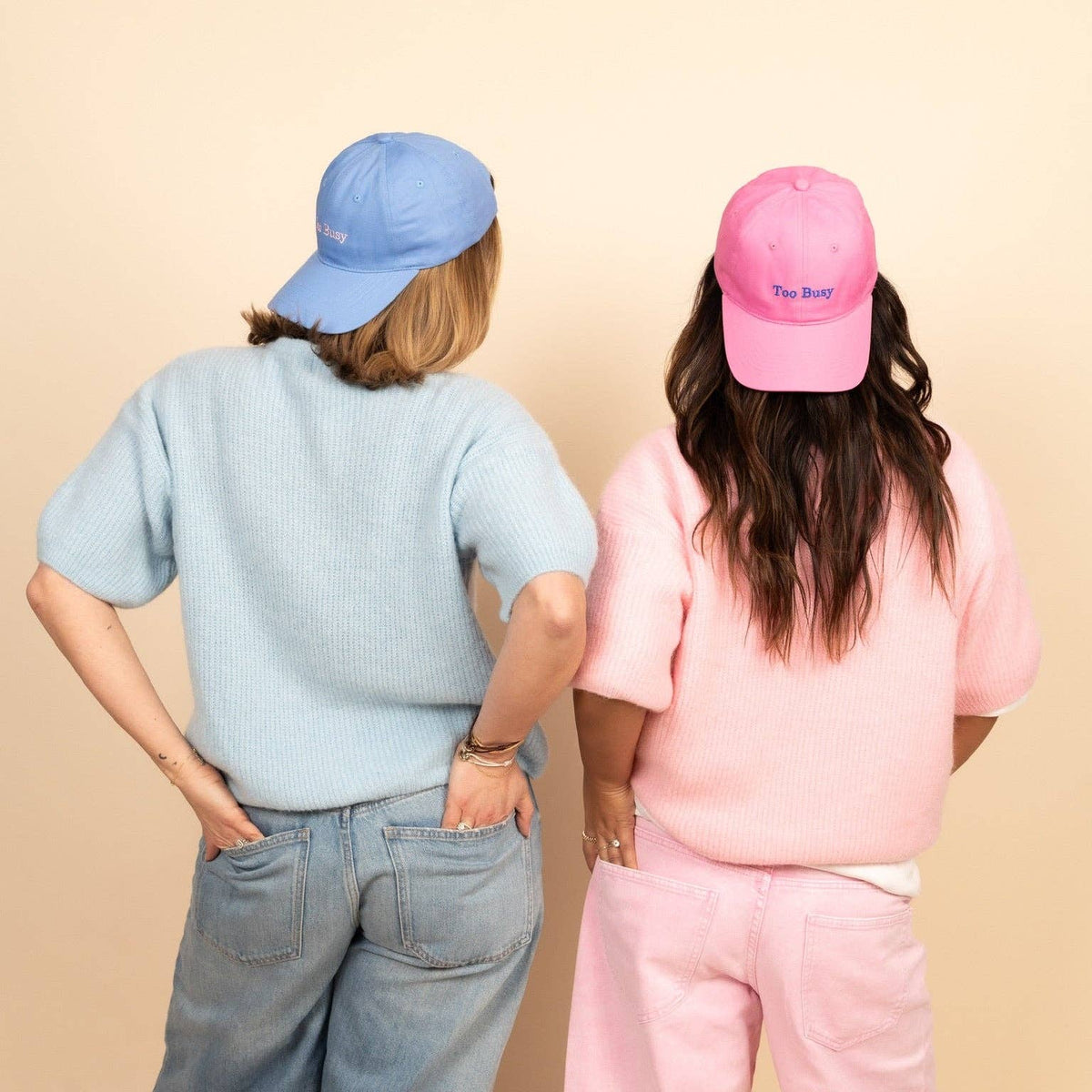 Cap „Too Busy“: Pink mit Bau