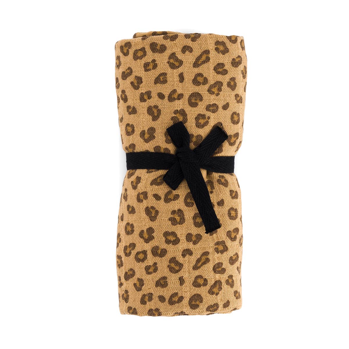 Musselin Halstuch Mama - caramel/leo