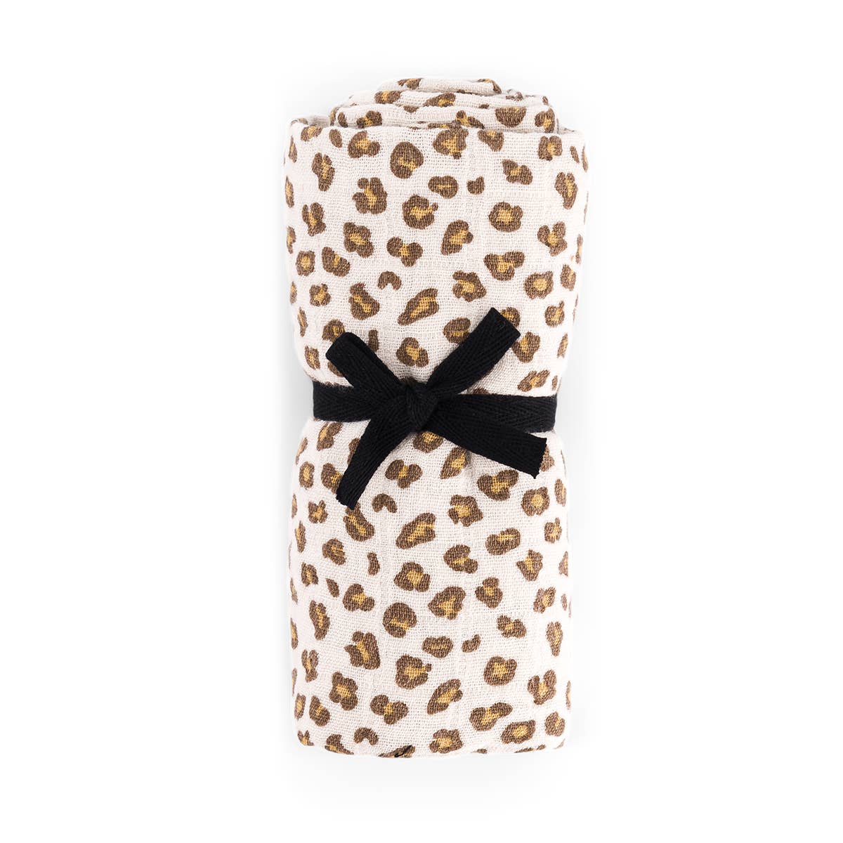 Musselin Halstuch Kinder - beige/leo