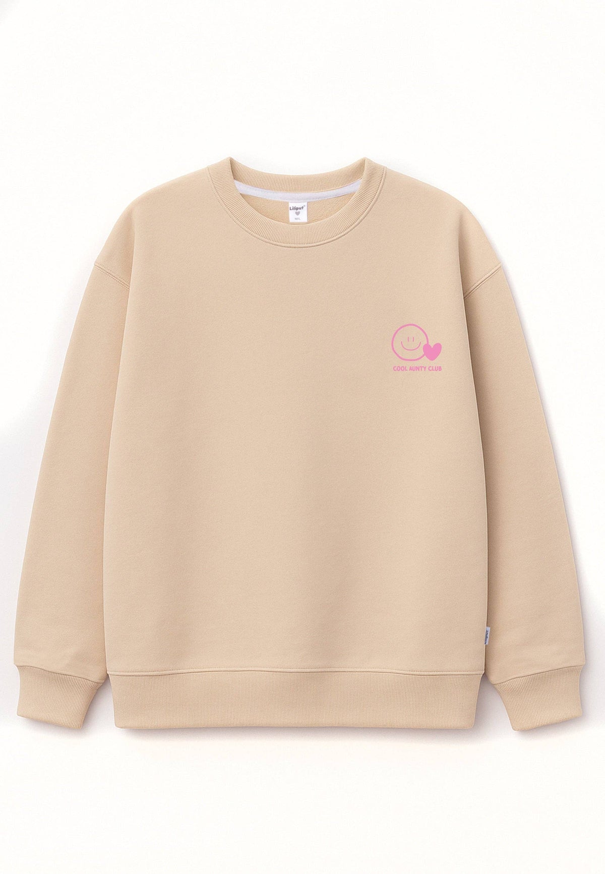 Erwachsenen Sweatshirt beige Cool Aunty Club