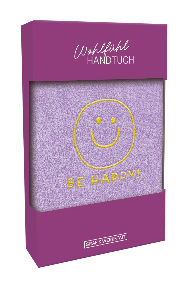 Wohlfühl-Handtuch Be Happy