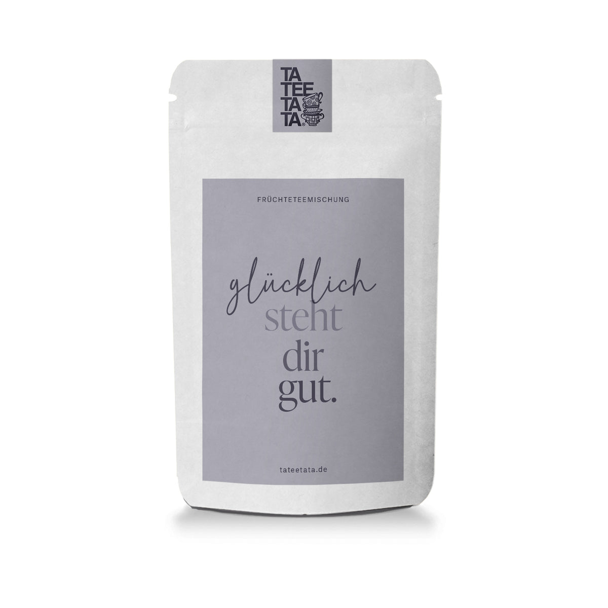 Tee mittel - glücklich steht dir gut