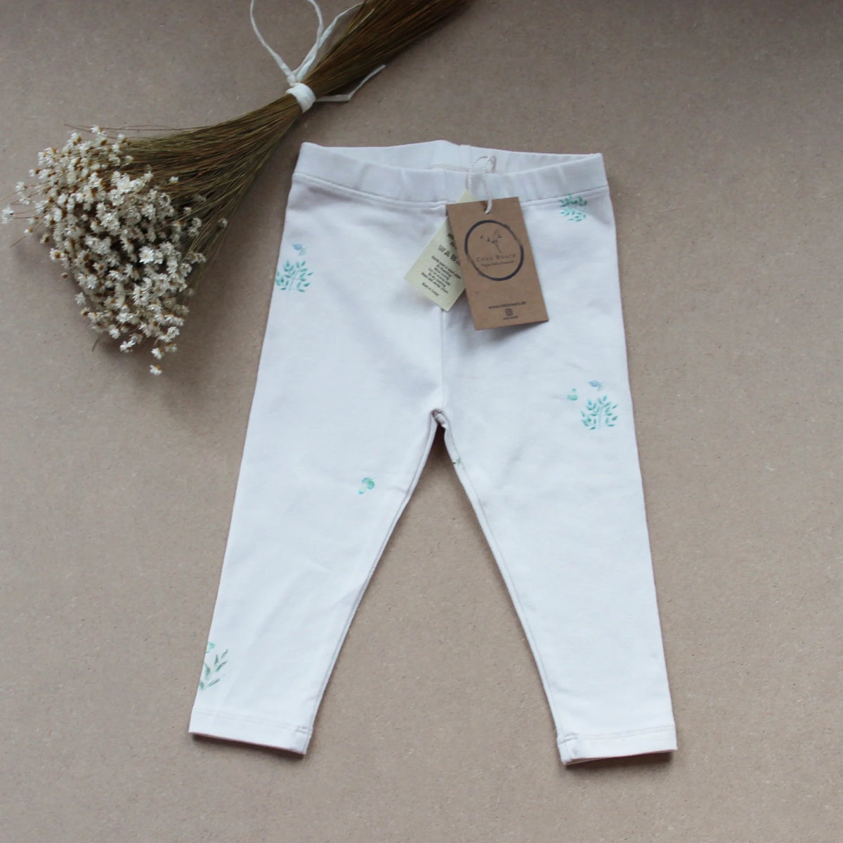 Organic Leggings - Classy Eucalyptus