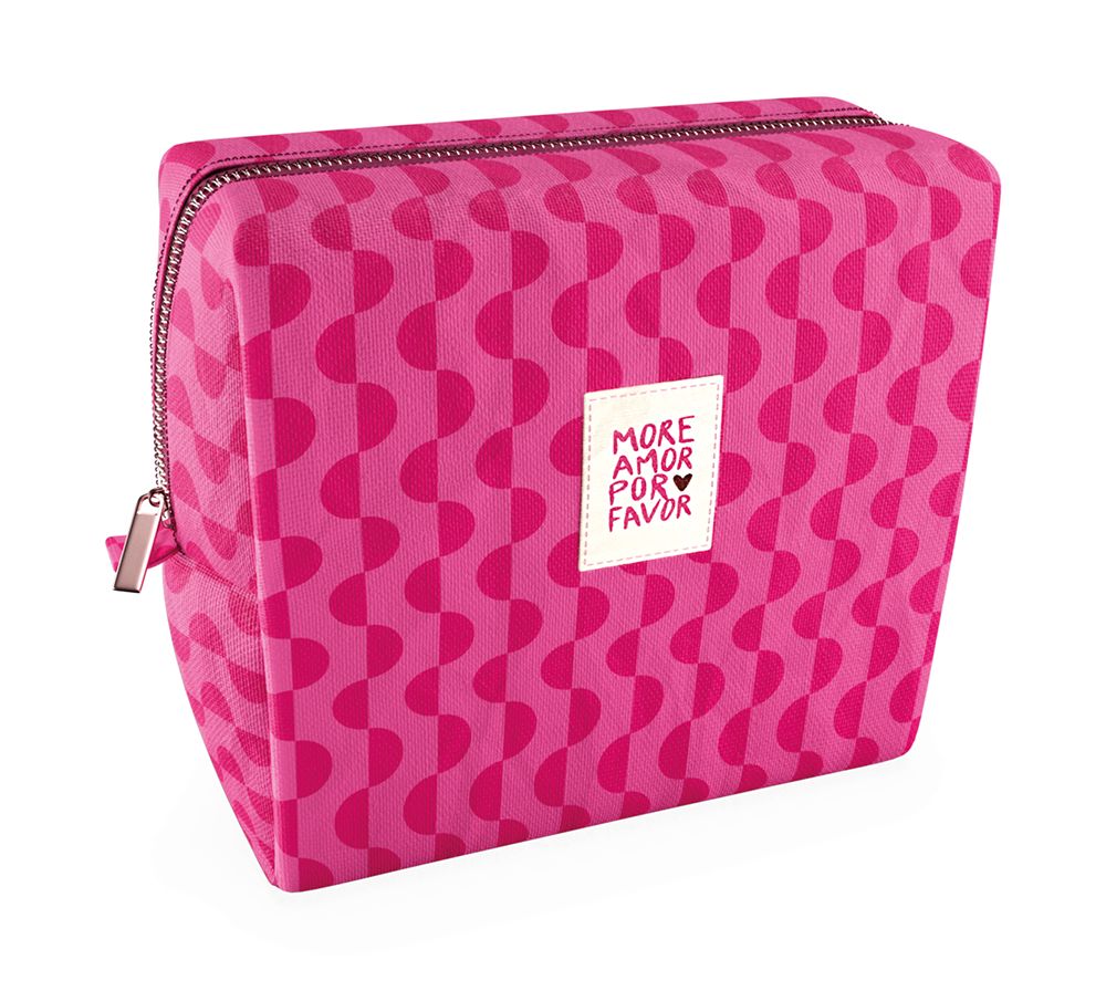Kosmetiktasche gross More amore por favor