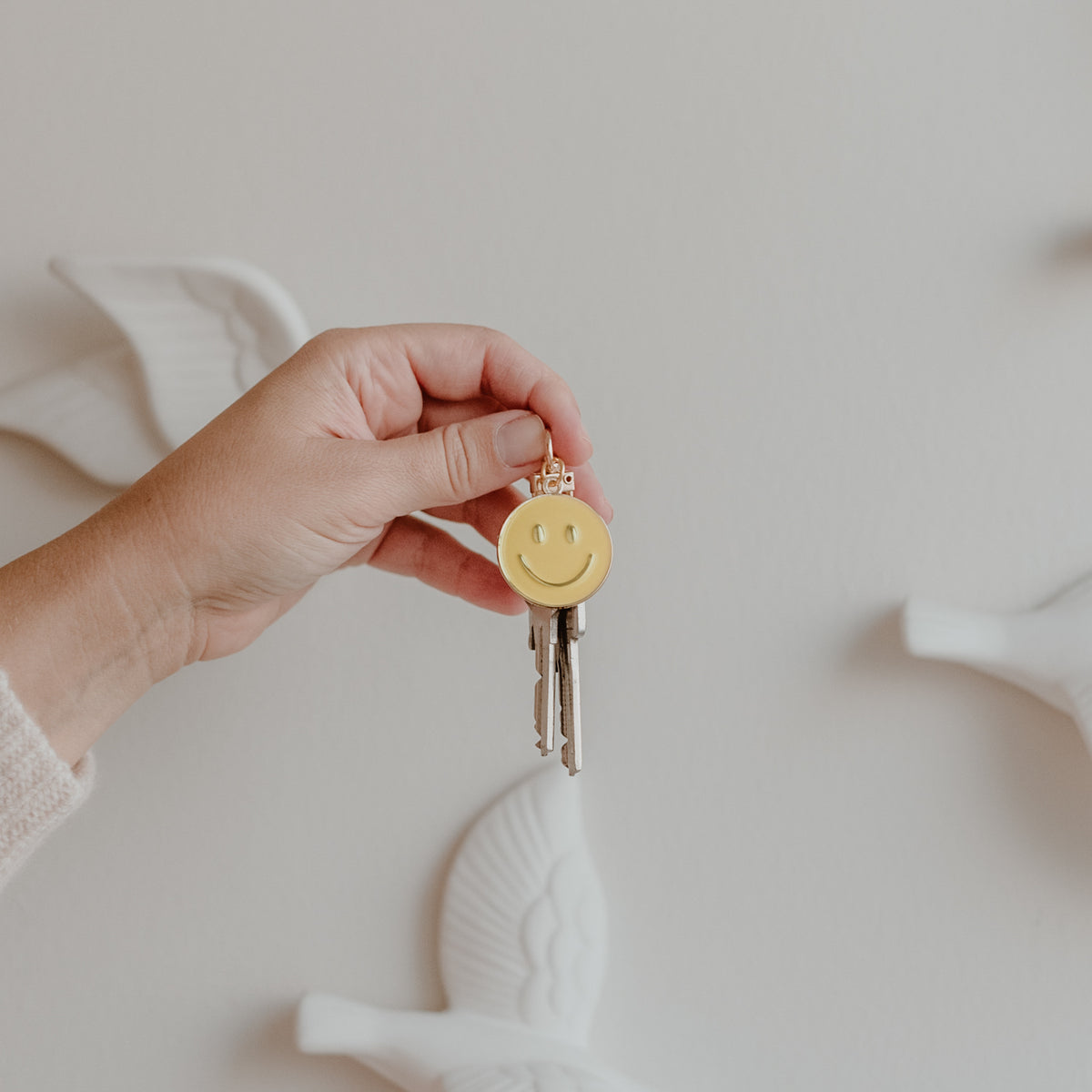 Schlüsselanhänger - Smiley