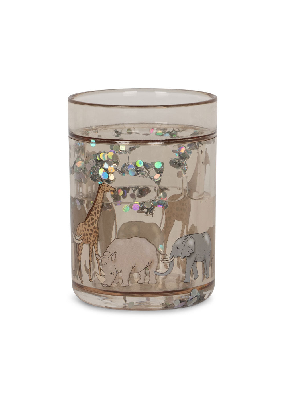 2er Pack Glitzerbecher - Safari