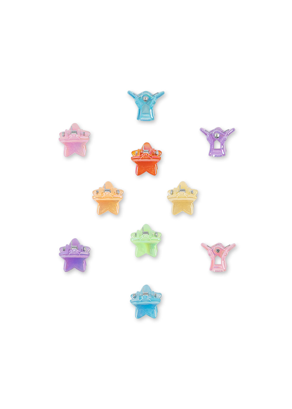 10er Pack Mini Haarmäascheli  Sterne