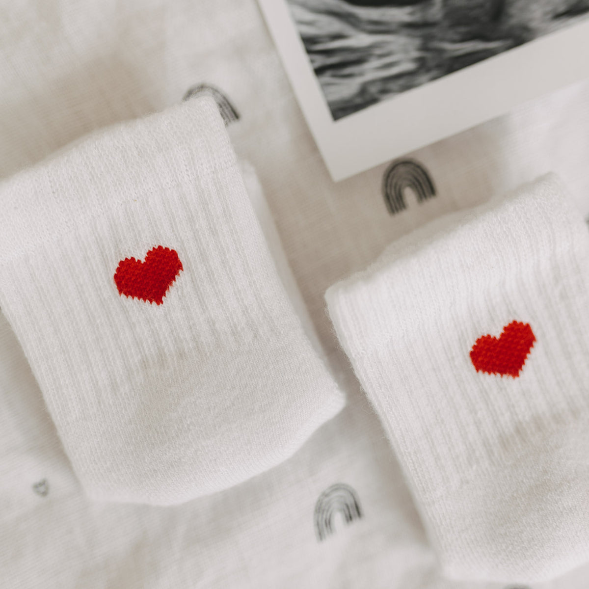 Babysocken - Herz