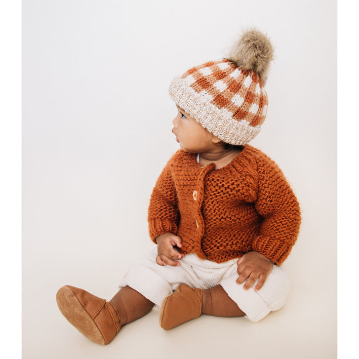 Strickcardigan - chilli