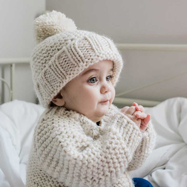 Strickcardigan - natur