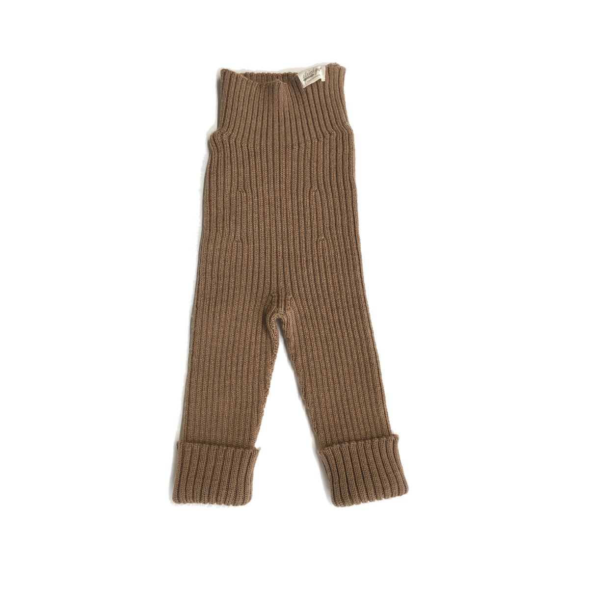 Babyleggins zum mitwachsen in camel