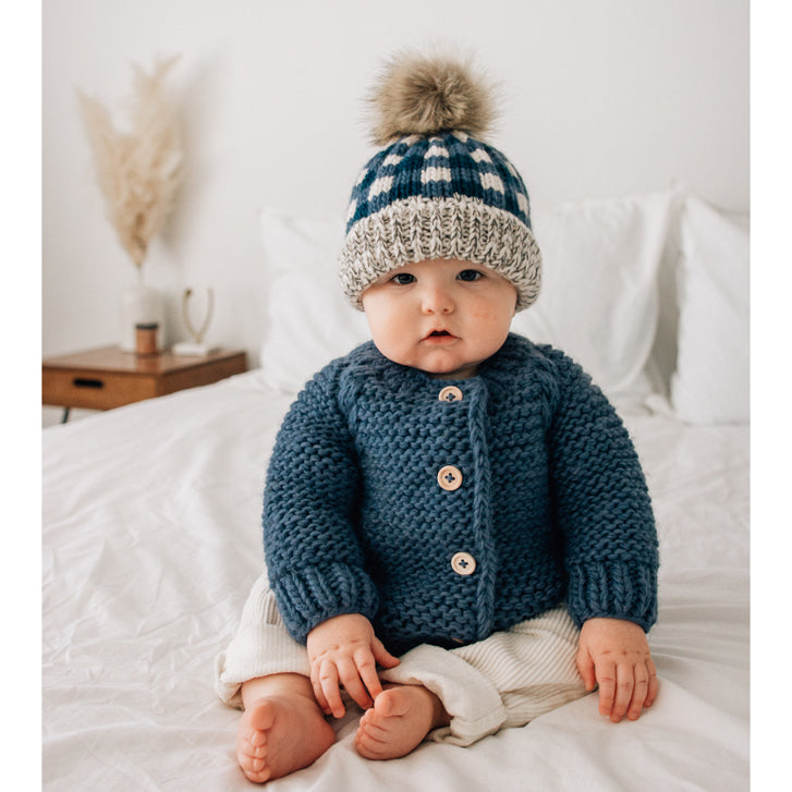 Strickcardigan - blue