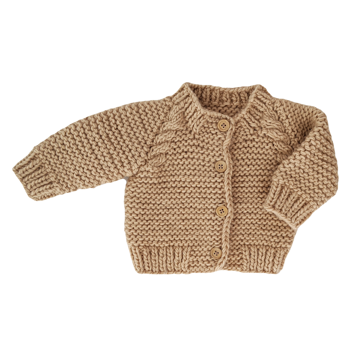 Strickcardigan - latte