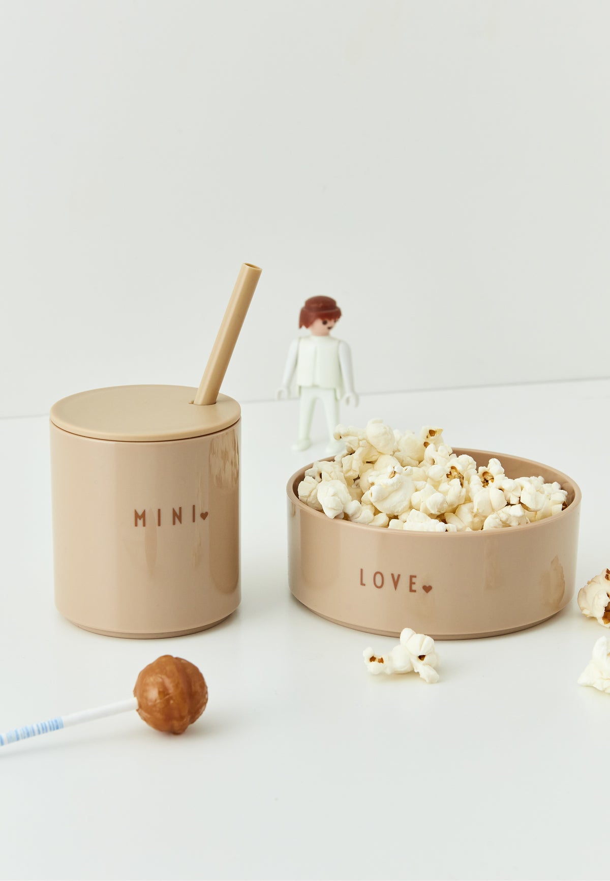 Mini favorit bowl - love/beige